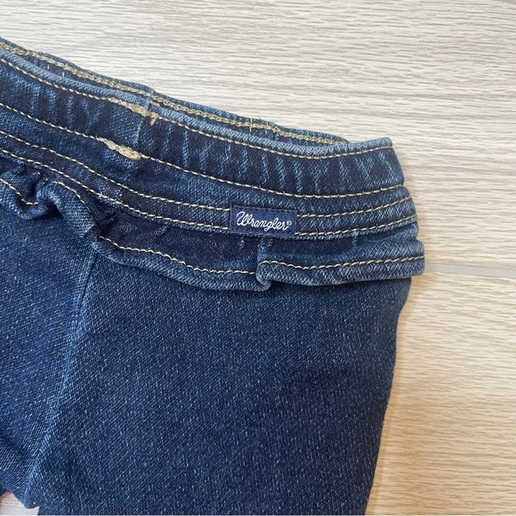 Wrangler Baby Infant Girl Western Flare Ruffle Jeggings Jeans 3-6 Months - Picture 4 of 8